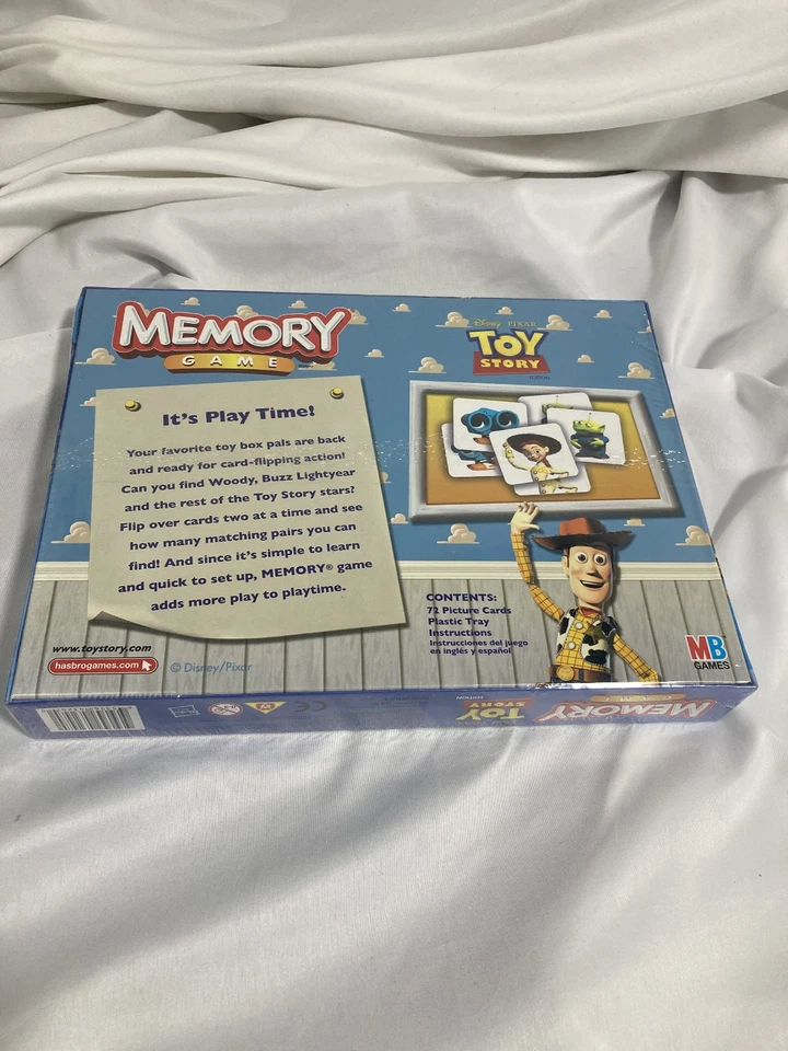 Disney Toy Story Memory Game Brand New Sealed Mattel 1 Or More Players 2009 - Image 2 of 3