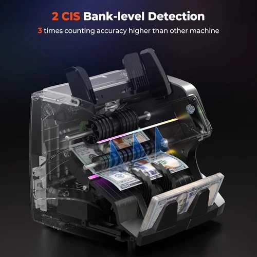 MUNBYN IMC01 Money Counter Machine Mixed Denomination 2CIS UV IR MG MT image 9