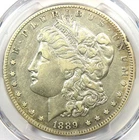 1889-CC Morgan Silver Dollar $1 Carson City Coin - Certified PCGS XF Detail (EF)