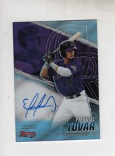 EZEQUIEL TOVAR 2021 BOWMAN'S BEST #B21-ET BEST OF AUTO MLB BASEBALL ROCKIES CARD
