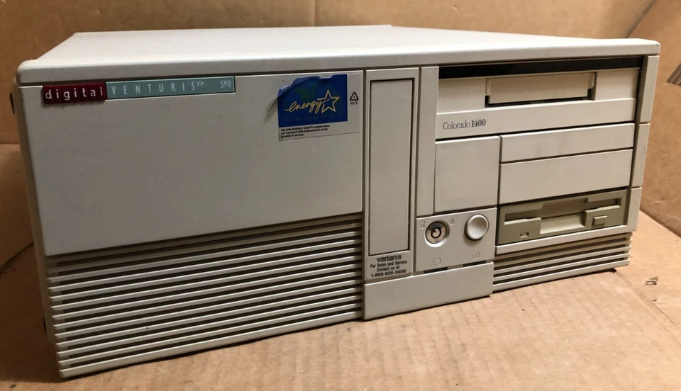 Computadora Digital DEC Venturis FP 590 Pentium 8 GB Modelo 923 www, Enciende, COMO ESTÁ** Foto 2 de 4