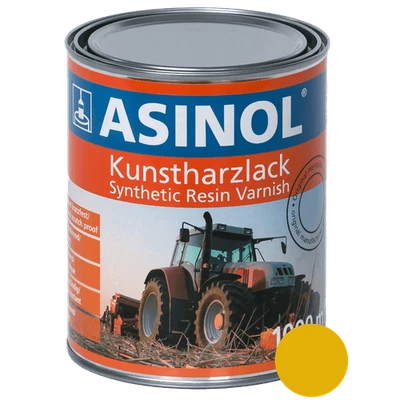 Kunstharzlack Lack Farbe Atlas Copco-Gelb 1000 ml 1 Liter ASINOL