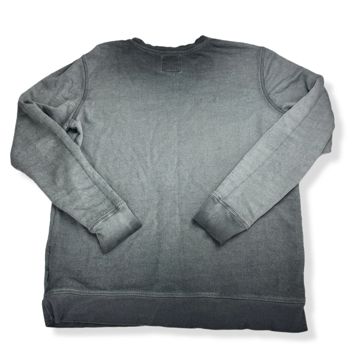 Sudadera Lee Cooper Pullover Para Hombre Talla XL Negra Gris Estilo Y2K Ropa de Calle