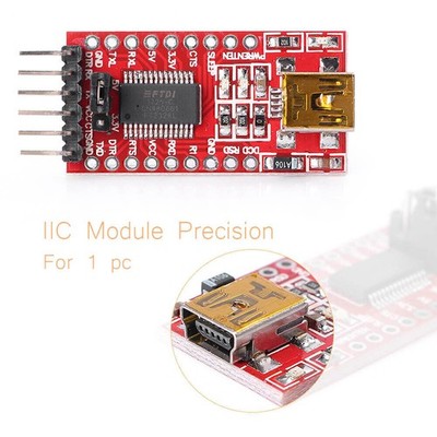 FT232RL 3.3V 5.5V FTDI USB-auf-TTL-Seriell-Adaptermodul für Arduino Mini-Port
