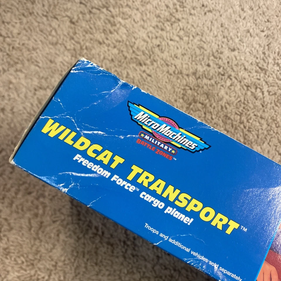 Vintage Galoob Micro Machines Military Battle Zones Wildcat Transport 64176 New - Image 2 of 4