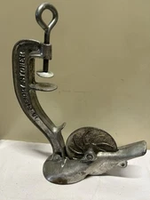 Vtg Cast Iron Table/Counter Mount Enterprise Cast Aluminum Cherry Stoner/Pitter