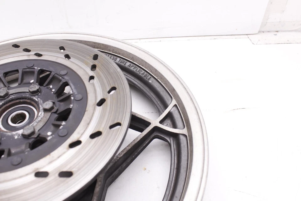 1980 Suzuki Gs850g Oem Rear Back Wheel Rim - Image 4 of 4