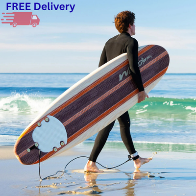 Wavestorm 7ft Surfboard 2 Pack Soft Top Foam Board Set w/ Leash