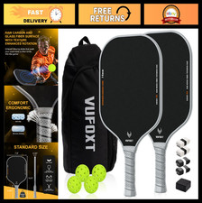 Set of 2/4 Pickleball Paddles - USAPA Approved Carbon Fiber, Lightweight Rackets