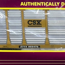 MTH Premier 20-90601 CSX TTX  Corrugated Auto Carrier #950478 O-Scale Atlas