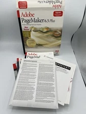 Open Box Adobe PageMaker 6.5 Plus Windows Upgrade Professional Layout Software