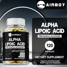 Alpha Lipoic Acid Capsules 600mg - Blood Sugar Support, Anti-inflammatory
