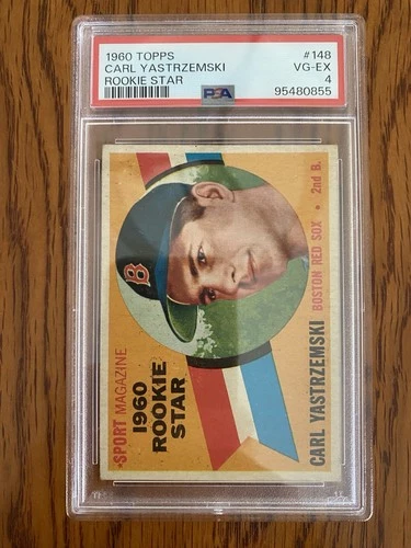1960 Topps #148 Carl Yastrzemski Rookie PSA 4 VG-EX Nicely Centered