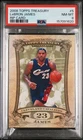 2008 TOPPS TREASURY Unripped RIP CARD 5 LeBRON JAMES PSA 8