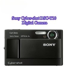 Sony Cyber-shot DSC-T10 7.2MP Digital Camera - Silver for sale