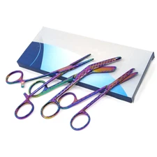 Nurse Appreciation Giftset 3Pcs Scissors - Hemostat, Bandage & Stitch Tools Kit