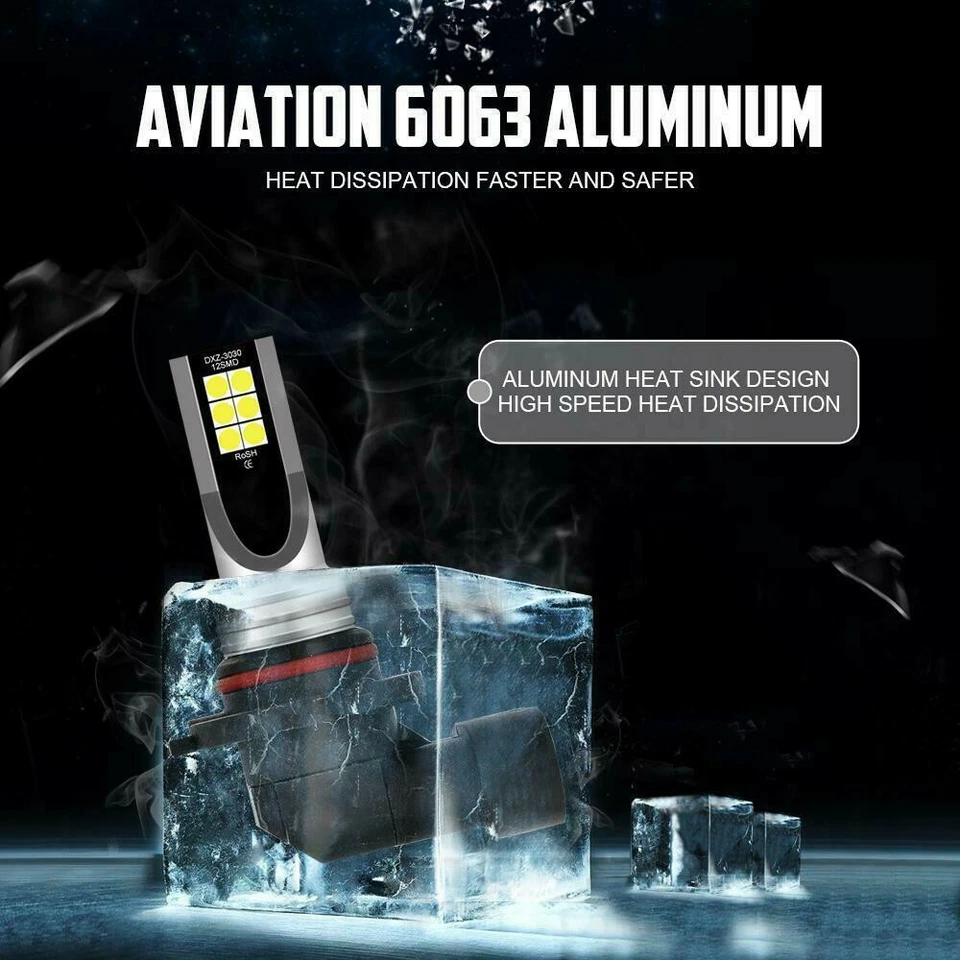 Bombilla antiniebla LED 9145 6000K súper brillante para Ford Focus SVT 2002-2004 Foto 4 de 4