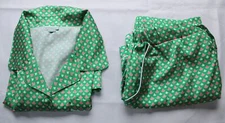 Ivy Storehouse Women's AKA 2-Piece Button-Up Pajama Short Set CL8 Green Medium