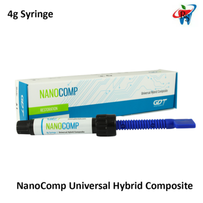 Composito Ibrido NanoComp Per Restauri Dentali - 4g Siringa - A1/A2/A3/A3.5/B1 - LED E Alogena - Foto 2