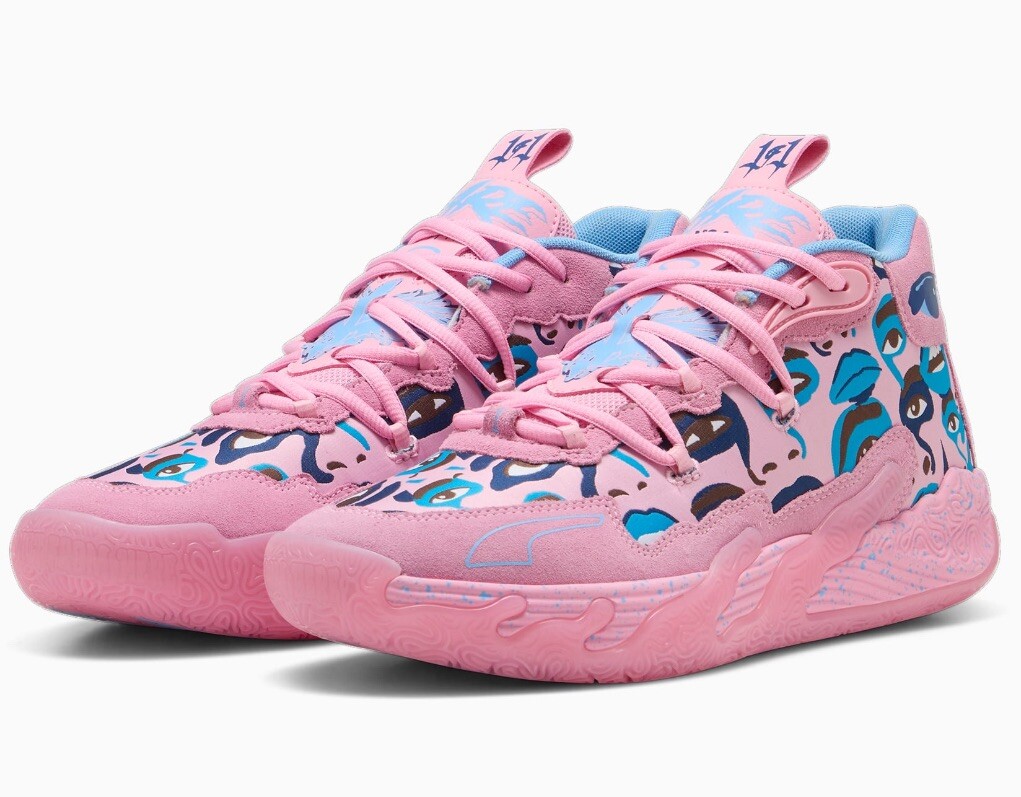 PUMA x LAMELO KIDSUPER MB.03 ピンク プーマシューズ PUMA x LAMELO BALL KidSuper MB 03 GS Grade school PINK LILAC