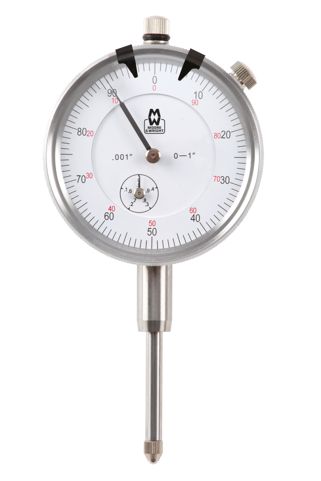 Moore & Wright DTI Dial Test Indicator 0-0.1"" MW401-02 Plunger Type From Myford