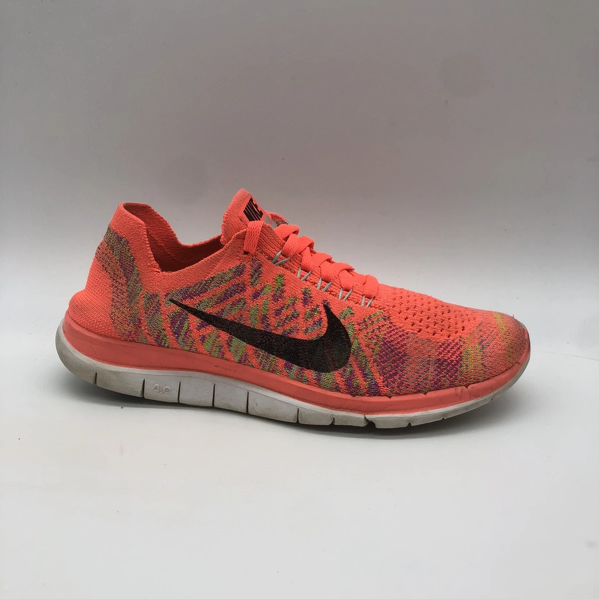 Nike free cheap flyknit womens orange