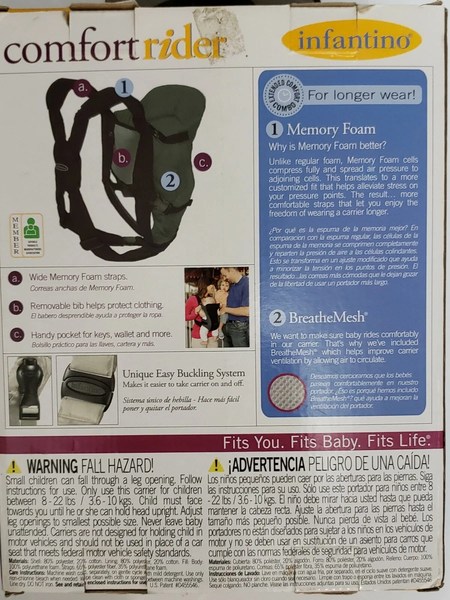 Infantino Comfort Rider Baby Carrier eBay