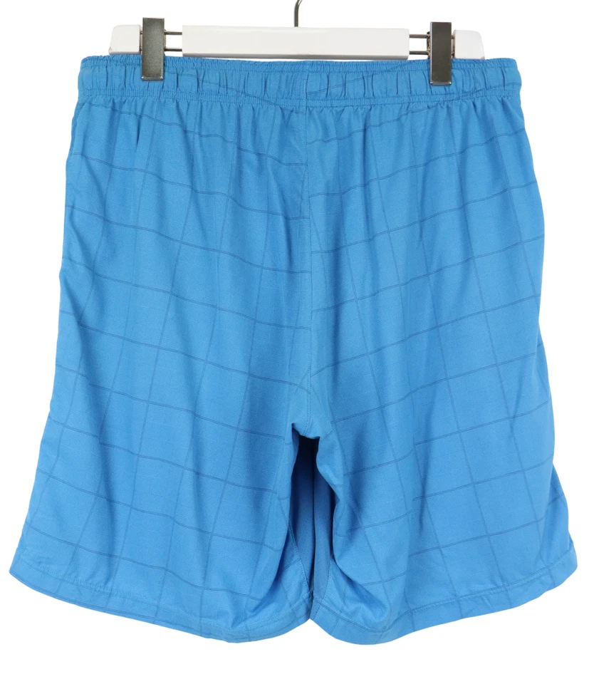Wilson Shorts Herren Groß SPORTS Gummibund Riemen Taschen Blau Kariert - Bild 2 von 4