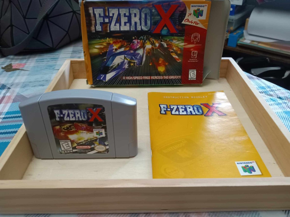 F-Zero X N64 (Nintendo 64) Game, Box, Manual, Operation Card