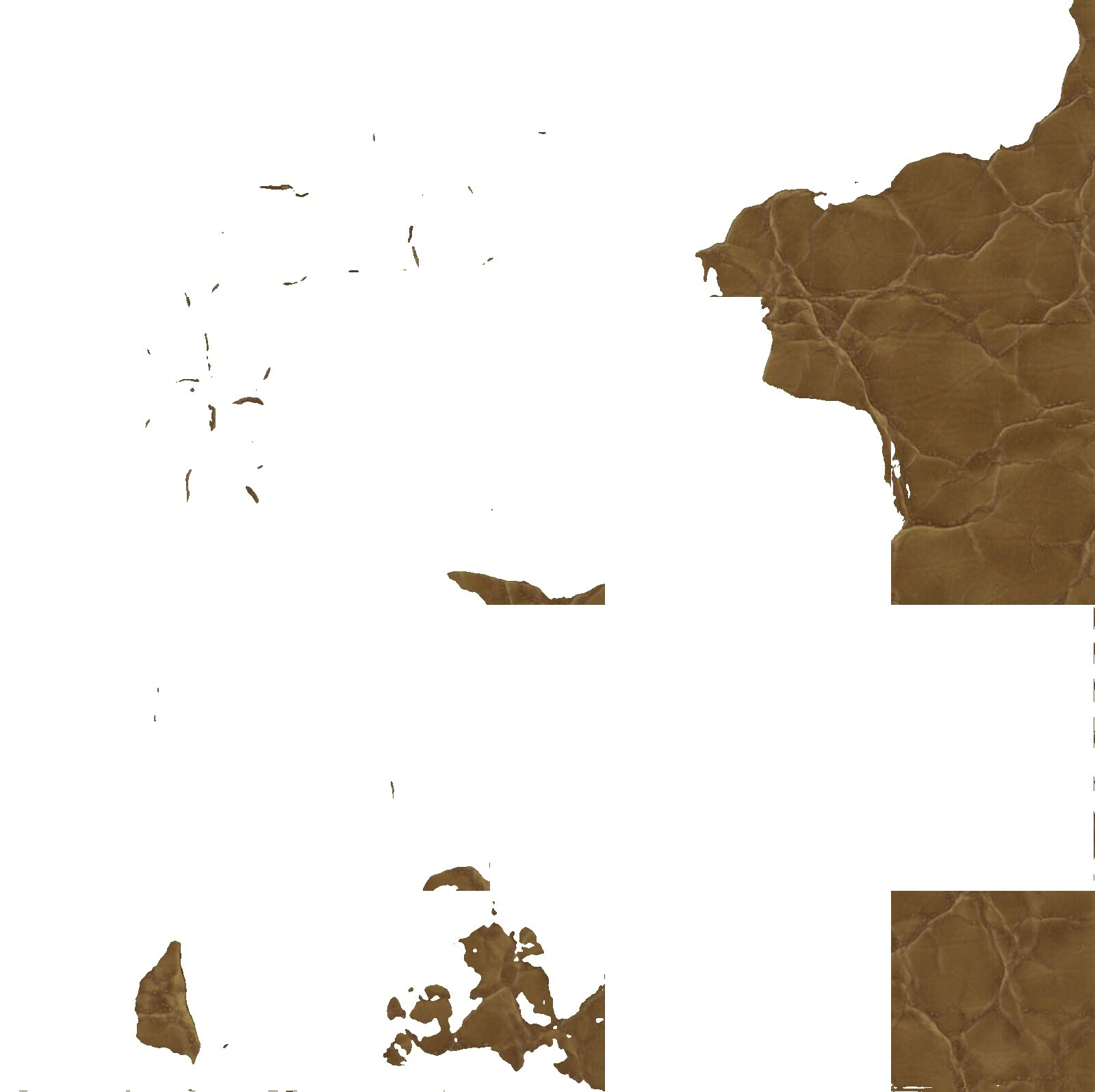 Brown Faux Leather Solid/Plain Craft Fabrics