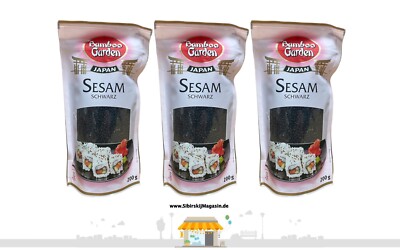 Bamboo Garden ''JAPAN'' SESAM SCHWARZ 3 x 200g MHD ENDE 2024