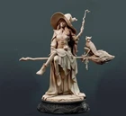 1/24 resin figures model Fantasy Broom Witch Unassembled Unpainted
