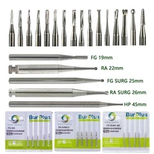 Wave Dental Burs FG 330 702 High Speed Surgical FG SURG 557 HP 1-8 Latch RA 4 6