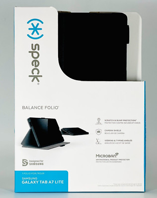 Speck Balance Folio Series Case for Samsung Galaxy Tab A7 Lite - Black
