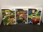 Lot of 3 Ben 10 Games Nintendo Wii Complete With Manuals