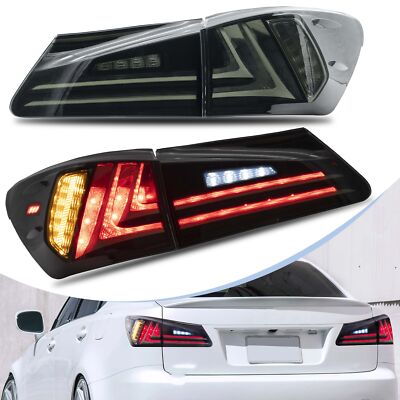 Paar LED Rückleuchten Rauchglas für Lexus IS250 IS350 ISF 2006-2013 LH & RH DE