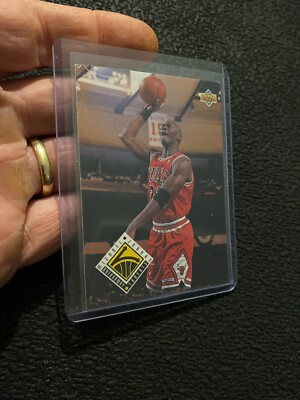 Michael Jordan Vintage Collector Card 1993 Upper Deck Chicago Bulls Last Dance