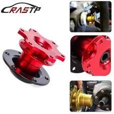 for 6 holes Steering Wheel Red Quick Release Snap off Hub Adapter Boss Kit 