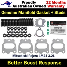 Genuine Manifold&Turbo Gasket&Stud Kit For Mitsubishi Pajero 4M41 3.2L