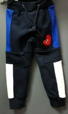 US Toddler / Baby / Kids Black Keys Heart chasing Dog Sweat Pants - Blue