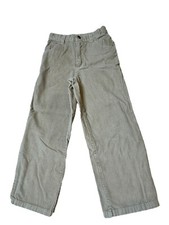 Vintage Ocean Pacific Op Boy's Corduroy Beige Fall/Winter Pants Elastic Waist 7