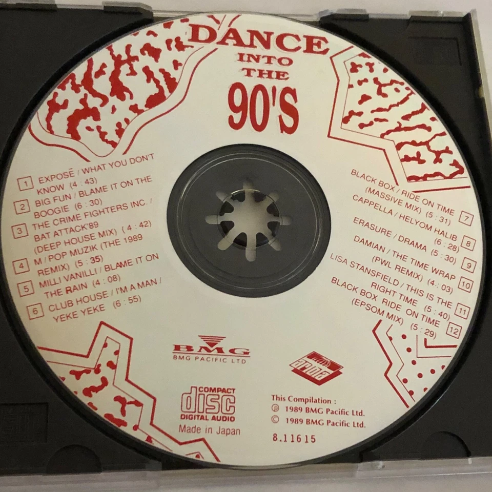 DANCE INTO THE 90'S 1989 CD JAPAN EXTENDED REMIX EUROBEAT MIX +BONUS New Wave - Image 3 of 3
