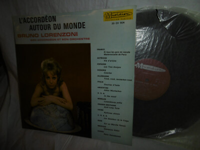 Bruno Lorenzoni, L'Accordeon Autour du Monde, France Musidisc 30 CV 904 LP 60er