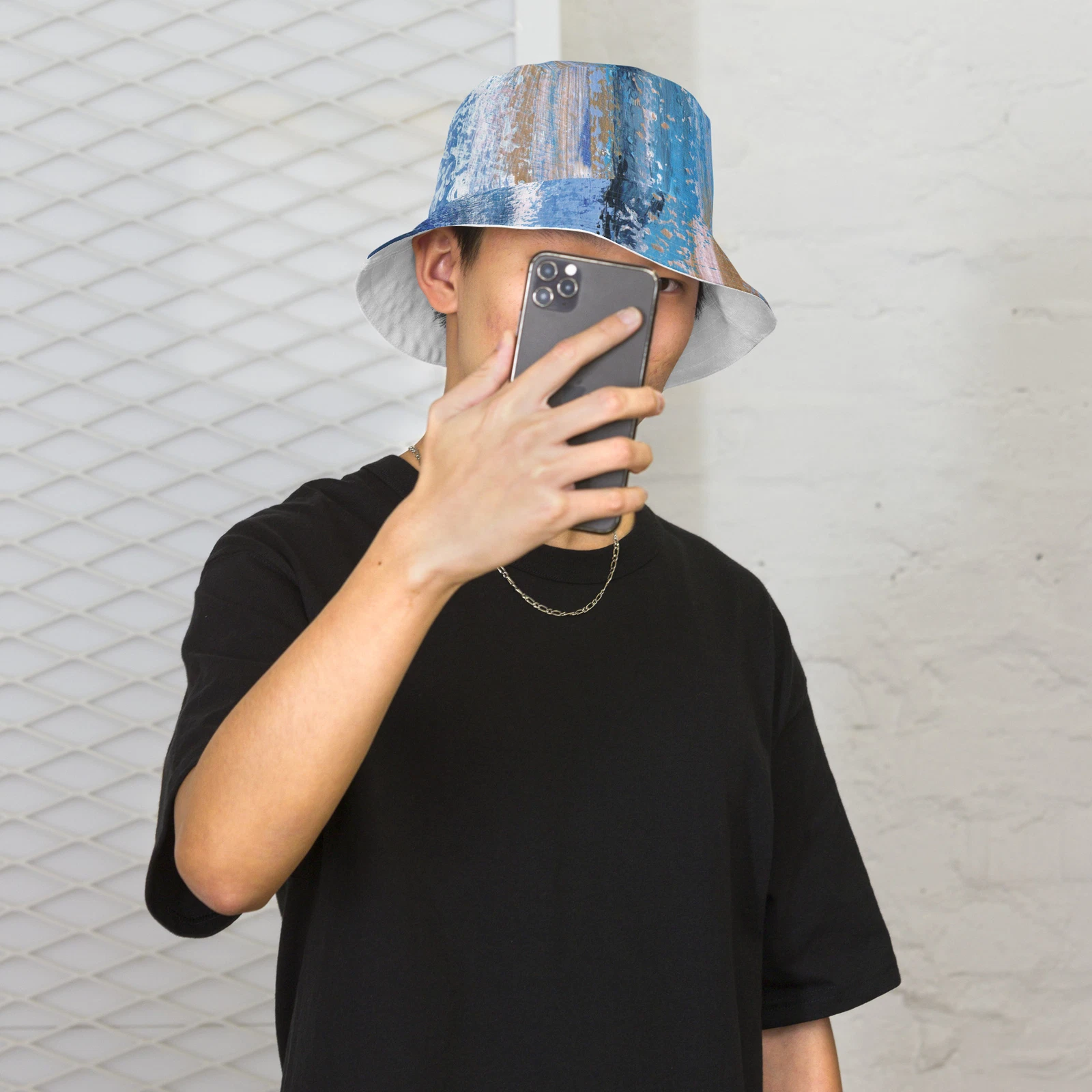 Dark Waters Reversible bucket hat