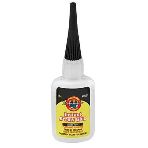 Pine Ridge Archery Instant Arrow Glue 1oz #02601 Fletching Inserts Carbon Wood