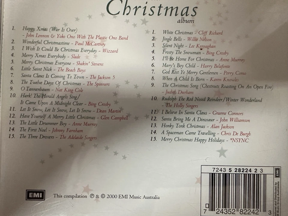 THE BEST EVER CHRISTMAS ALBUM - Various 2 x CD 2000 AS NEW! 2CD - Image 2 of 2
