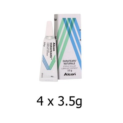 4x Alcon Duratears Eye Ointment 3.5g   Dry Eye Night-Time Lubrication