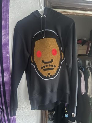 BAPE X Kid Cudi Red Eyes Black Hoodie Size Medium Men s Rare