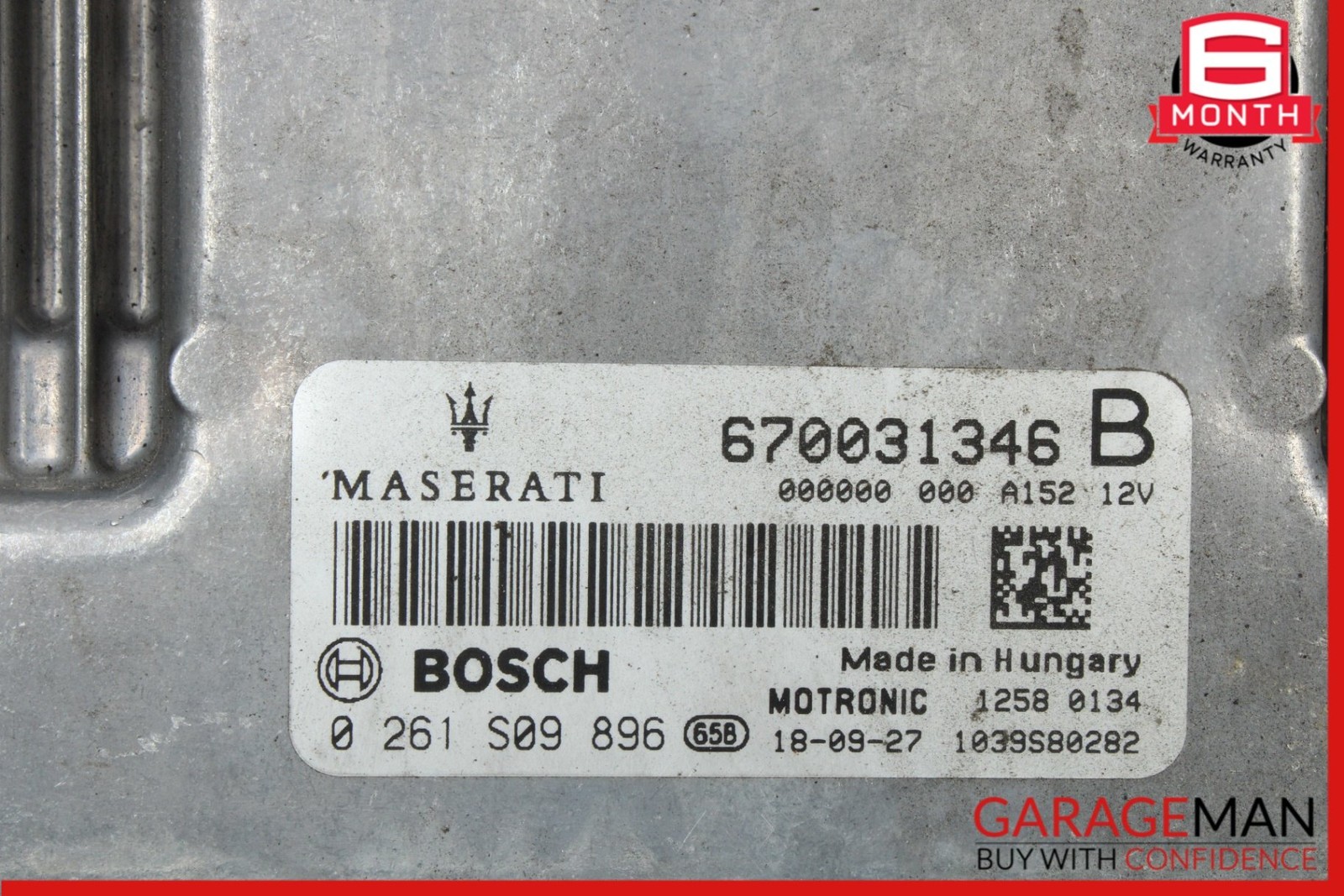 2014-2020 Maserati Ghibli III M157 Ignition Control Module ECU 670031346 OEM