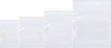 Clear Poly Bags Combo Pack of 400 - 6x9", 8x10", 9x12", 11x14" Sizes - Reseal...